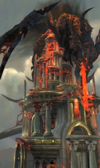 Well, it's what designers did in an expansion focused on Deathwing.  In part.  Look, let's just stick with the poetry, all right?  And why are you reading all the alt text?  Do you think there will be great revelations in here just because I trained you to think that?