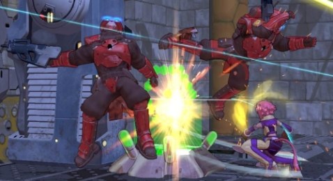 The shouting in setting-appropriate slang is a nice touch.