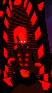 Glowing red chairs are a good indicator of a sound and rational individual.